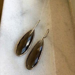 Elegant Topaz teardrop earrings